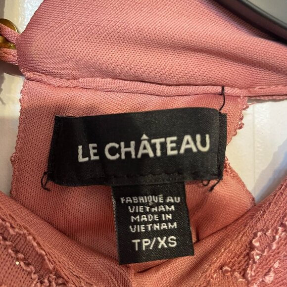 Le Chateu pink lace dress - Picture 4 of 4